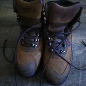 Red wing steel toe work boots